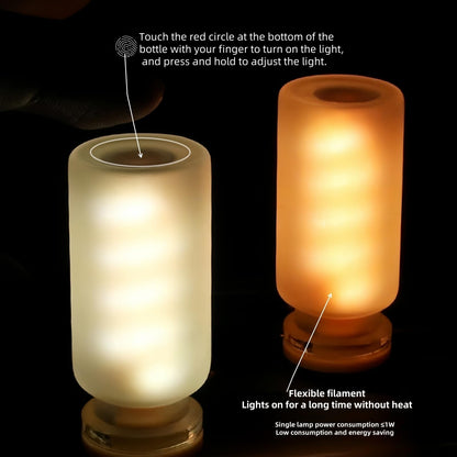 Retro Car Lamp Touch USB LED Night Light Ambient Decor Desk