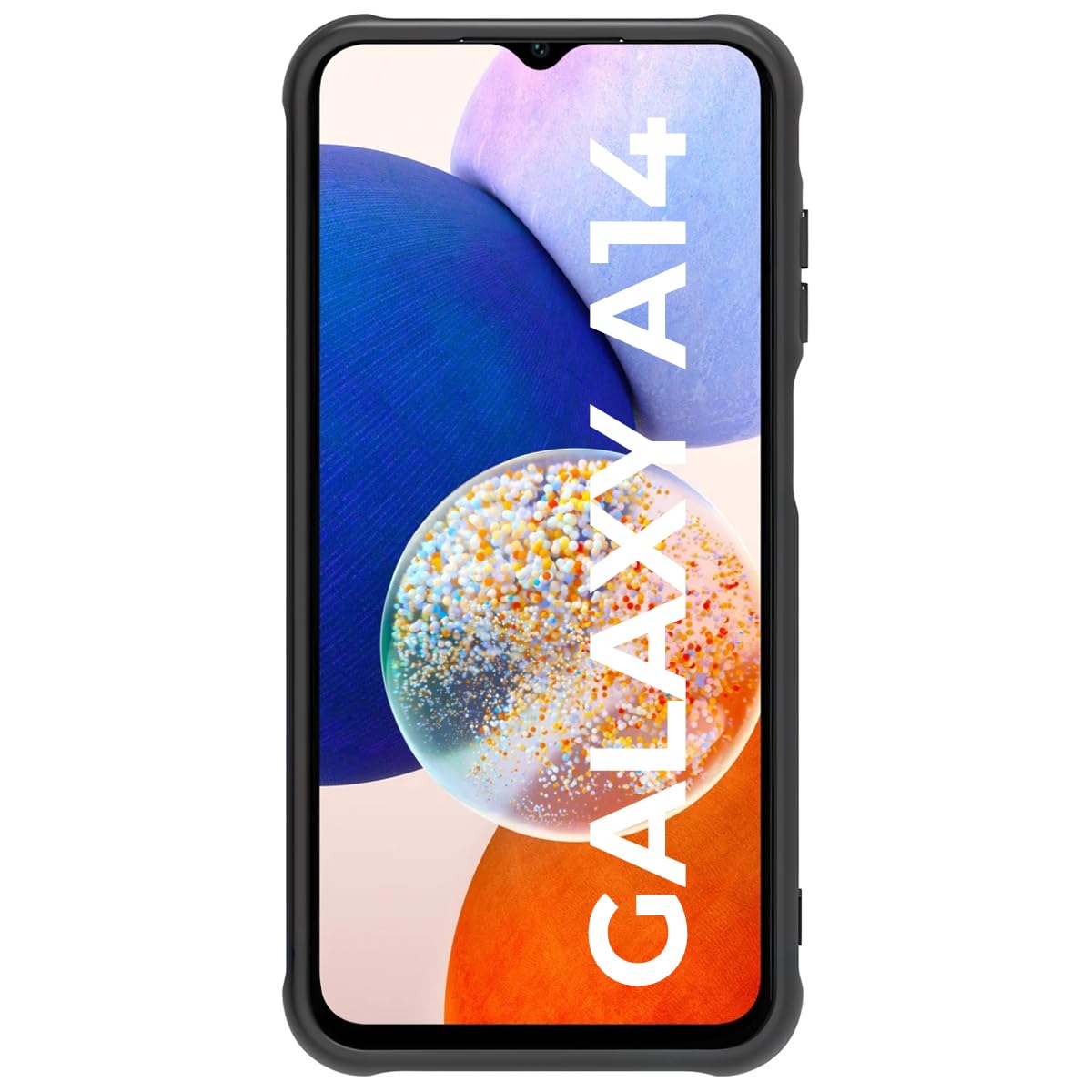 Samsung Galaxy A16 5G Case Black Line Art Floral Rose Pattern Heavy Duty PC