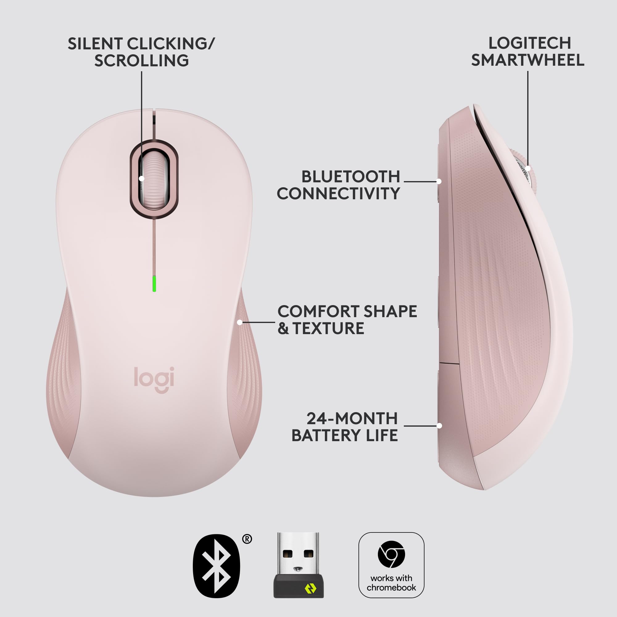 Logitech Signature M550 Wireless Mouse for Large Hands