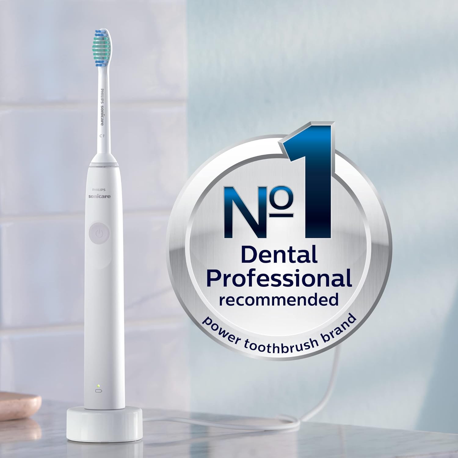 Philips Sonicare 1100 Electric Toothbrush for Gentle Cleaning