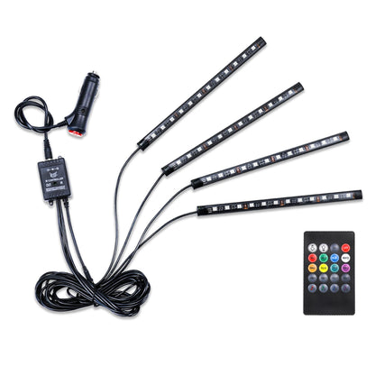 LivTee Smart Car LED Interior Lights USB Port App Control