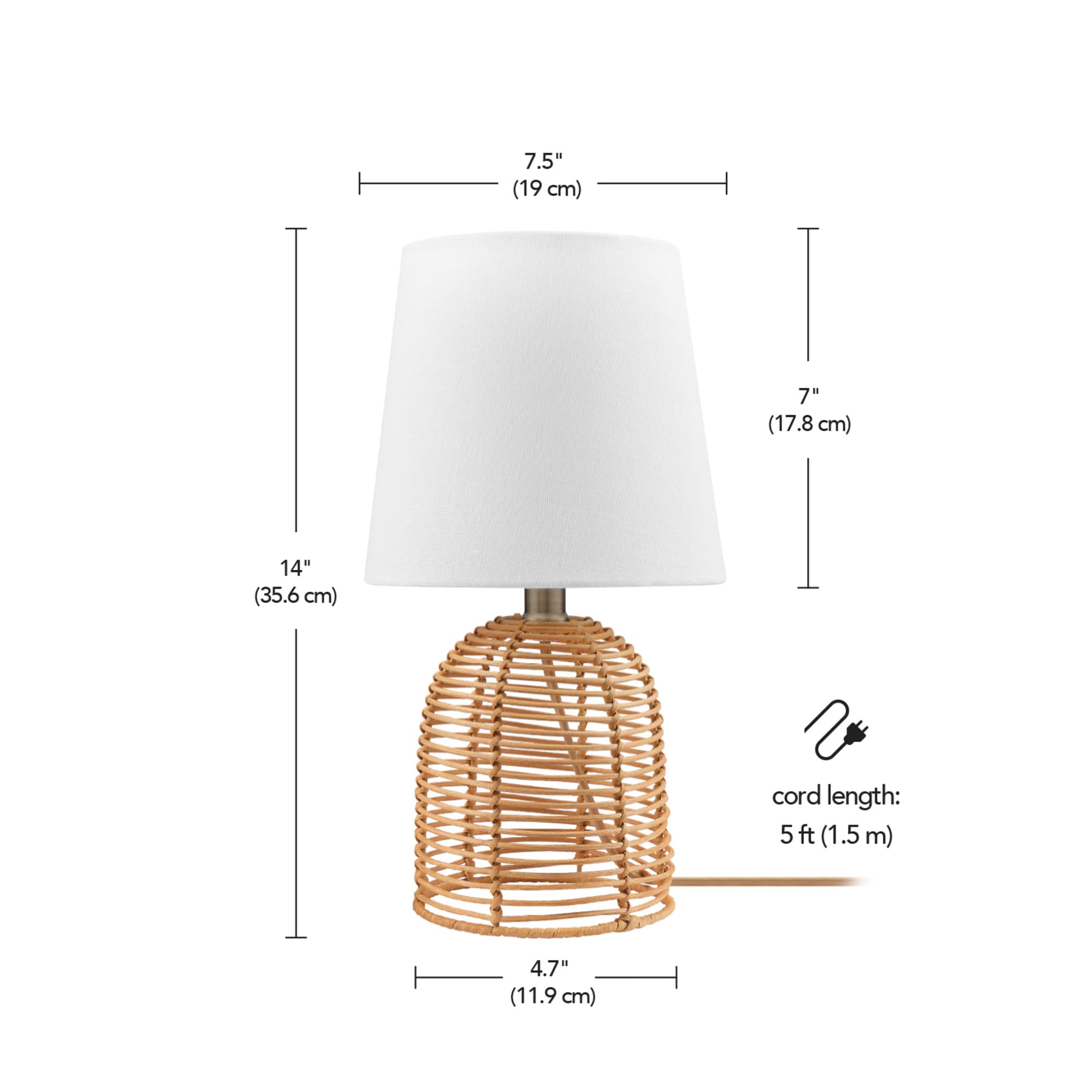 Maya 21 Inch Clear Glass Fillable Table Lamp