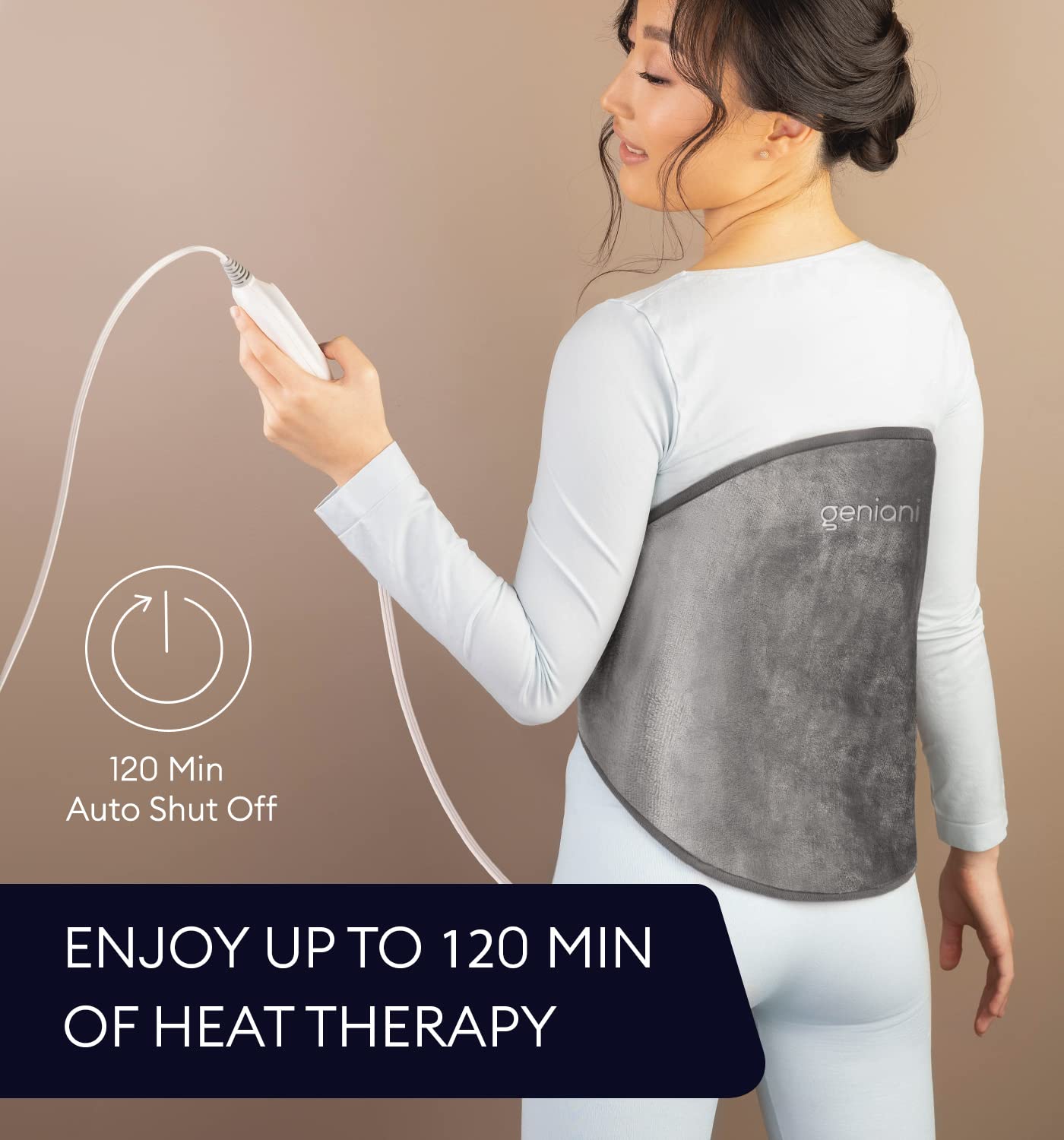Geniani Large Electric Heating Pad for Pain Relief