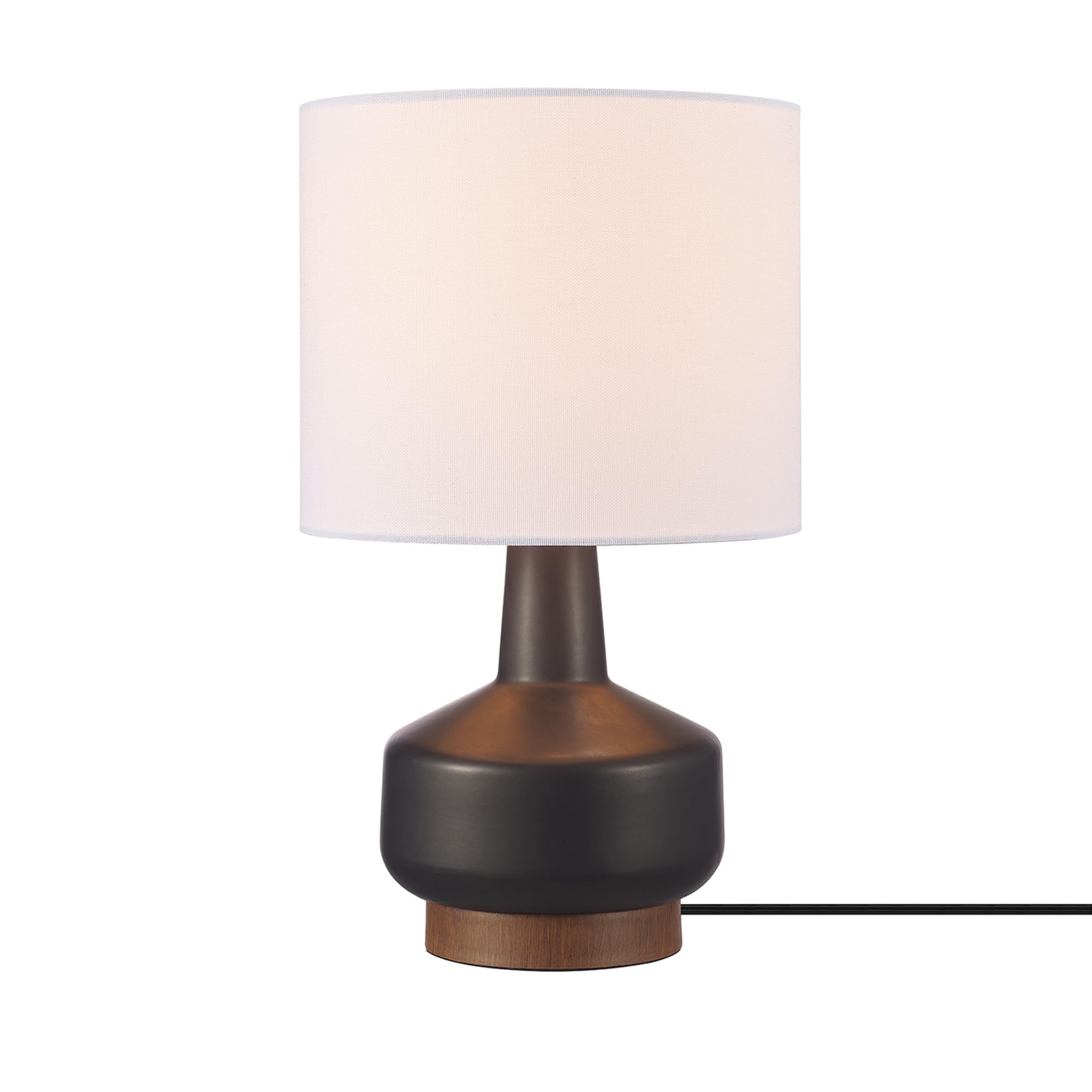 Maya 21 Inch Clear Glass Fillable Table Lamp