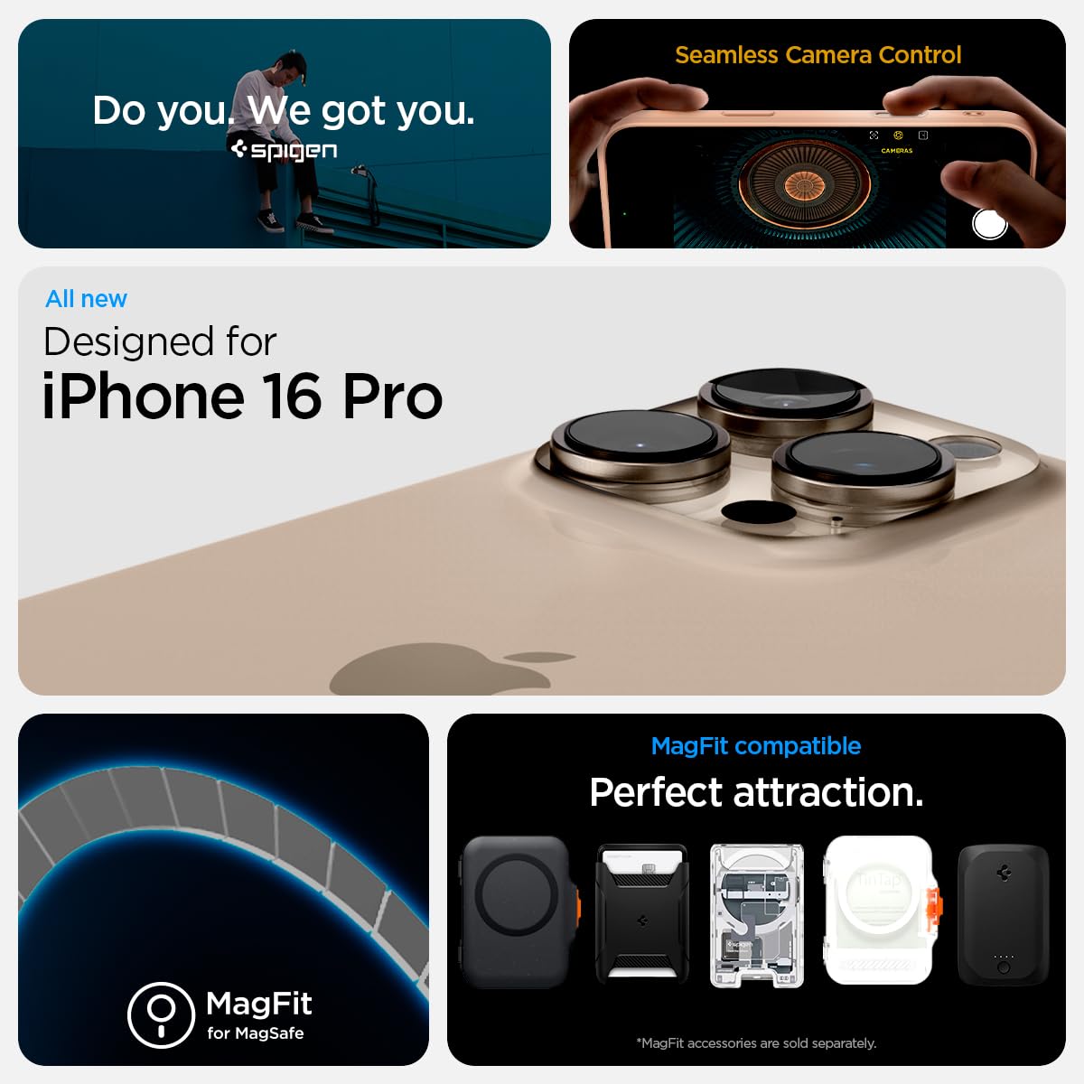 Spigen Ultra Hybrid iPhone 16 Pro Max Case with MagSafe Compatibility
