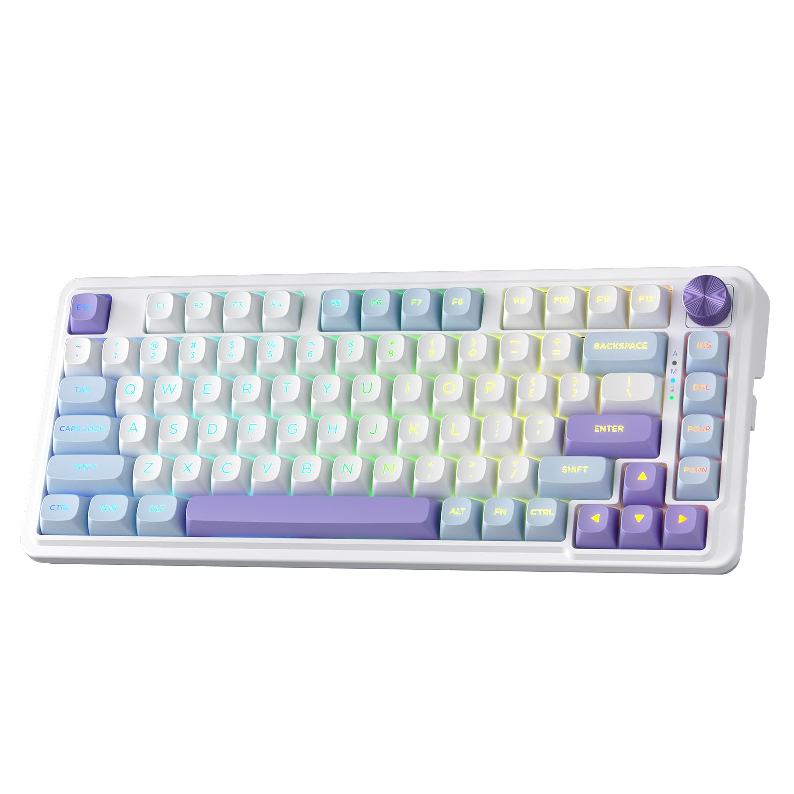 Redragon K673 Pro Wireless RGB Gaming Keyboard with Custom Knob