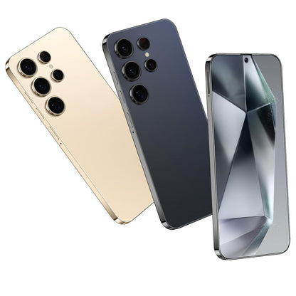 Unlocked S24 Ultra Android Phone 5G 6800mAh Dual SIM 108MP Camera Titanium Black