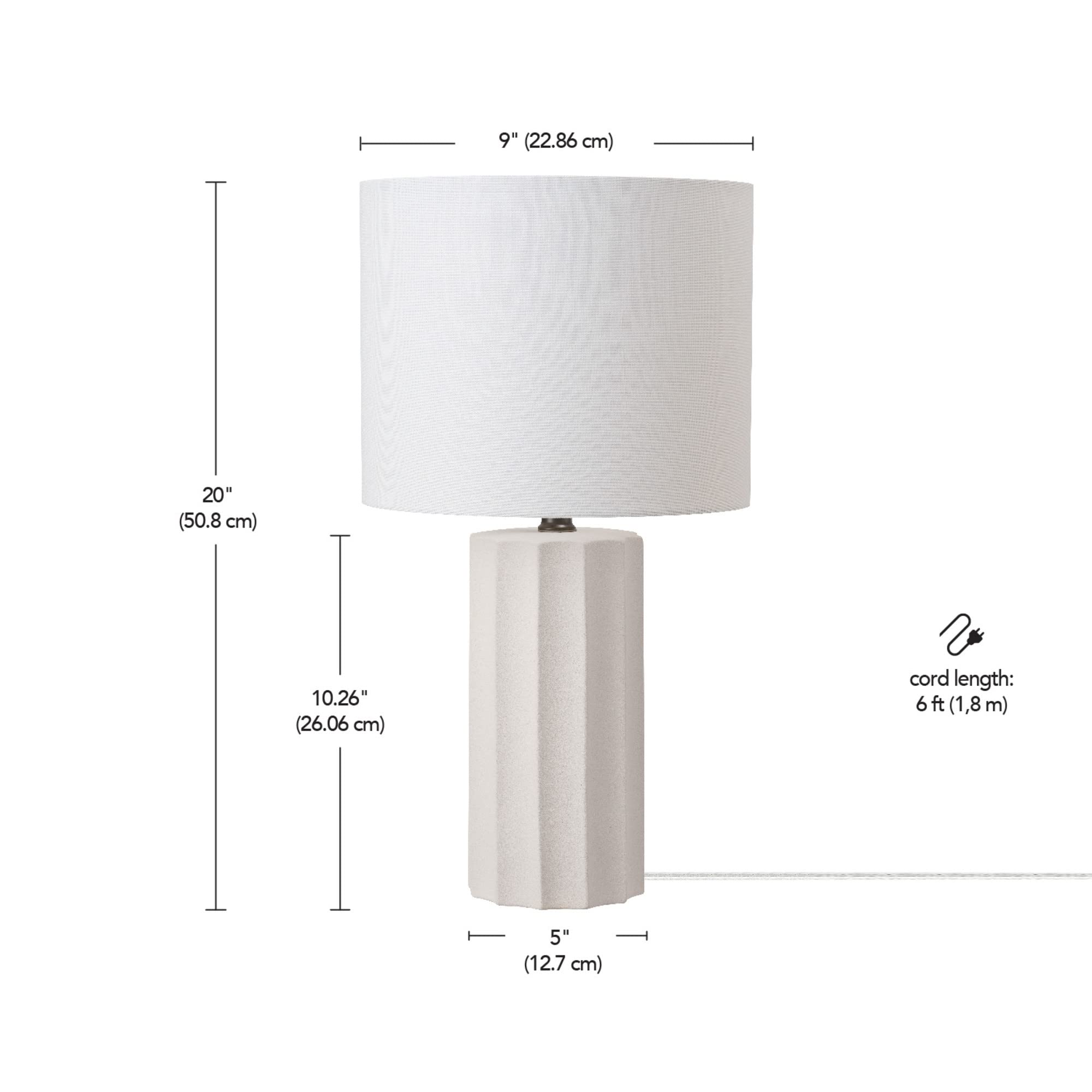 Maya 21 Inch Clear Glass Fillable Table Lamp