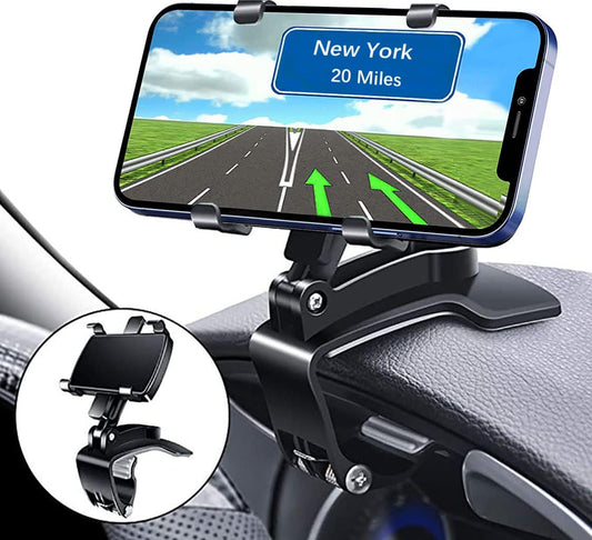 Universal Car Phone Holder Mount 360 Rotation Dashboard