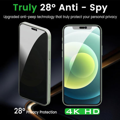 iPhone 12 Privacy Screen Protector 6.1 Inch 3 Pack With Camera Lens Protectors