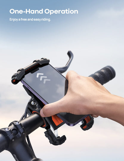 Lamicall Bike Phone Holder for Motorcycle Handlebar Clamp