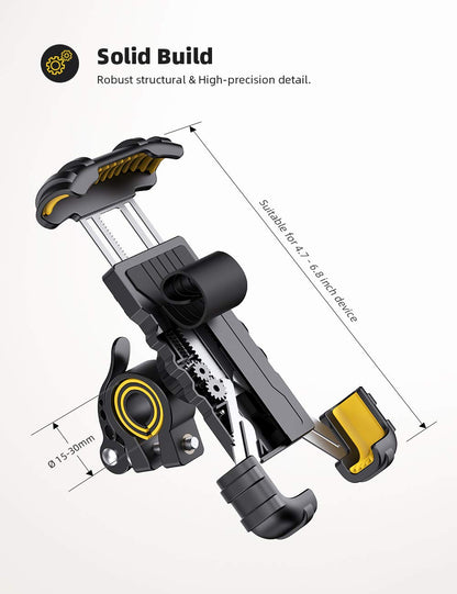 Lamicall Bike Phone Holder for Motorcycle Handlebar Clamp
