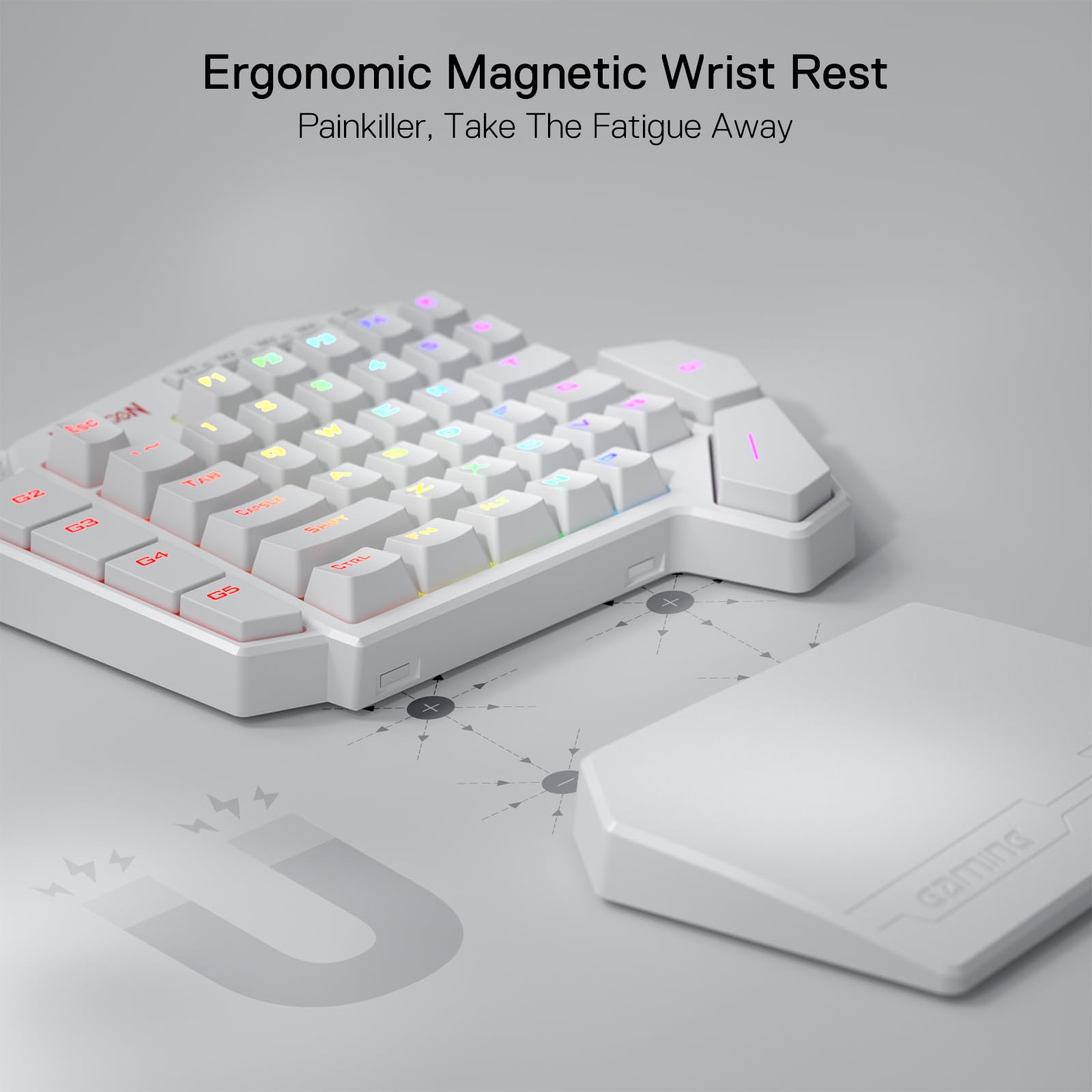 Redragon K585 DITI One Handed RGB Gaming Keyboard