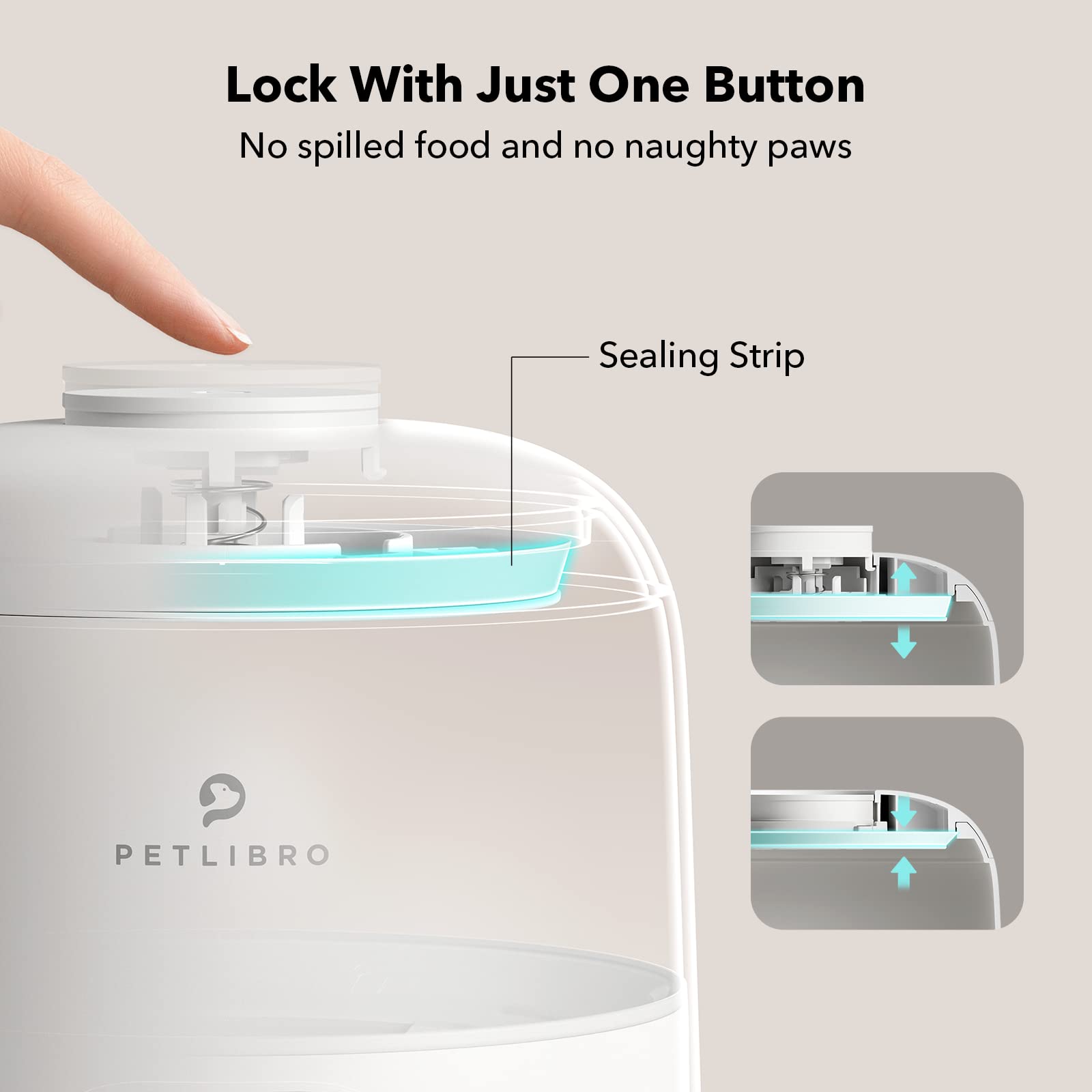 Smart Wi-Fi Cat Feeder with 30 Day Battery Life