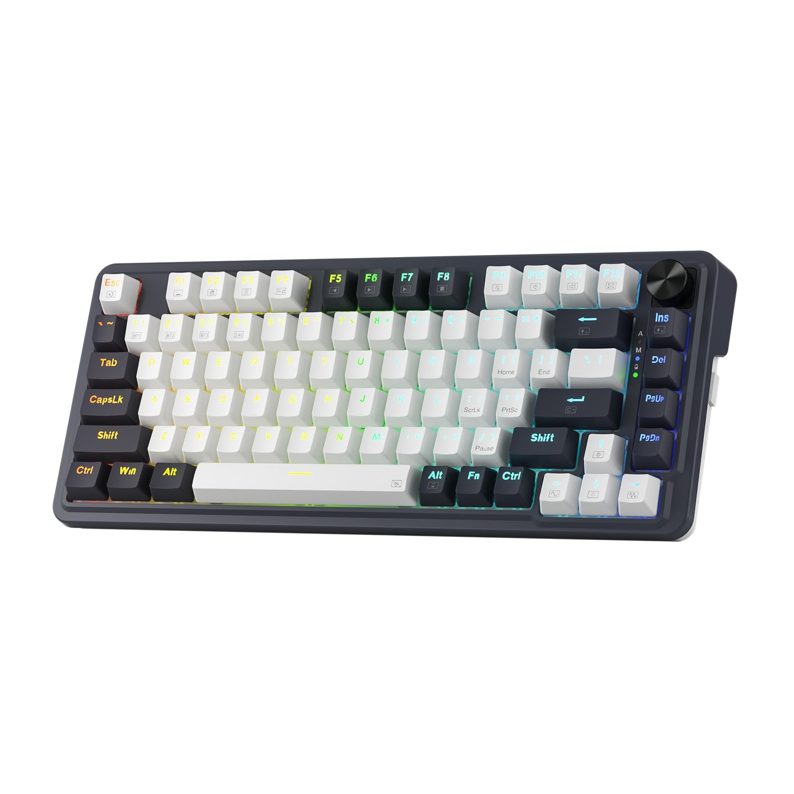 Redragon K673 Pro Wireless RGB Gaming Keyboard with Custom Knob