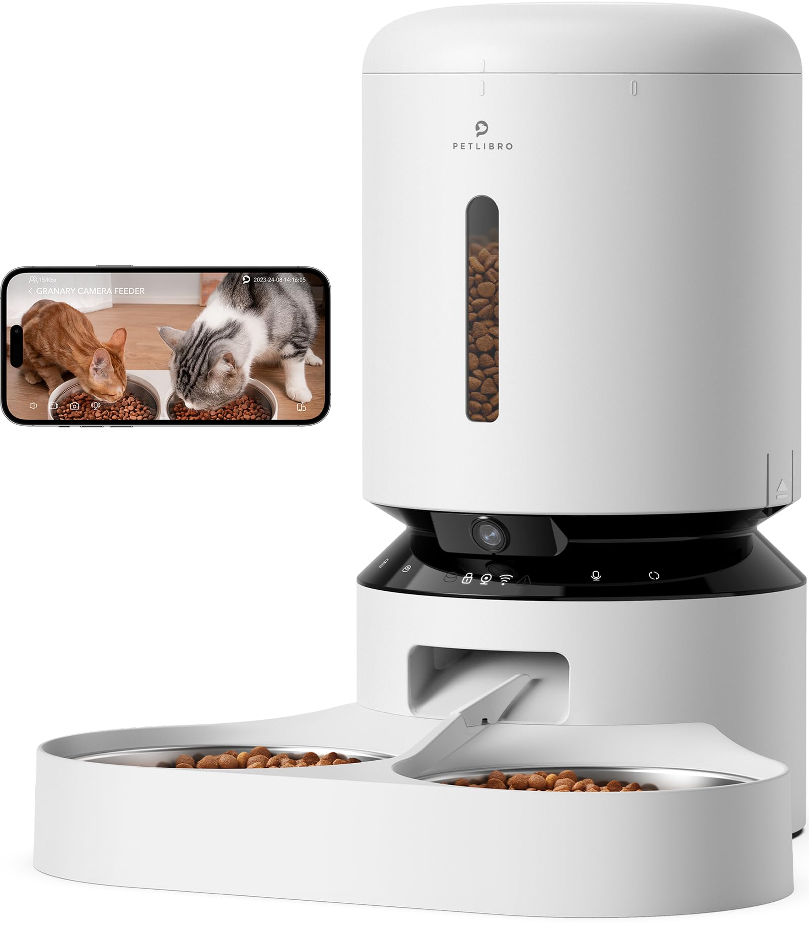 Petlibro Automatic Cat Food Dispenser for Two Pets