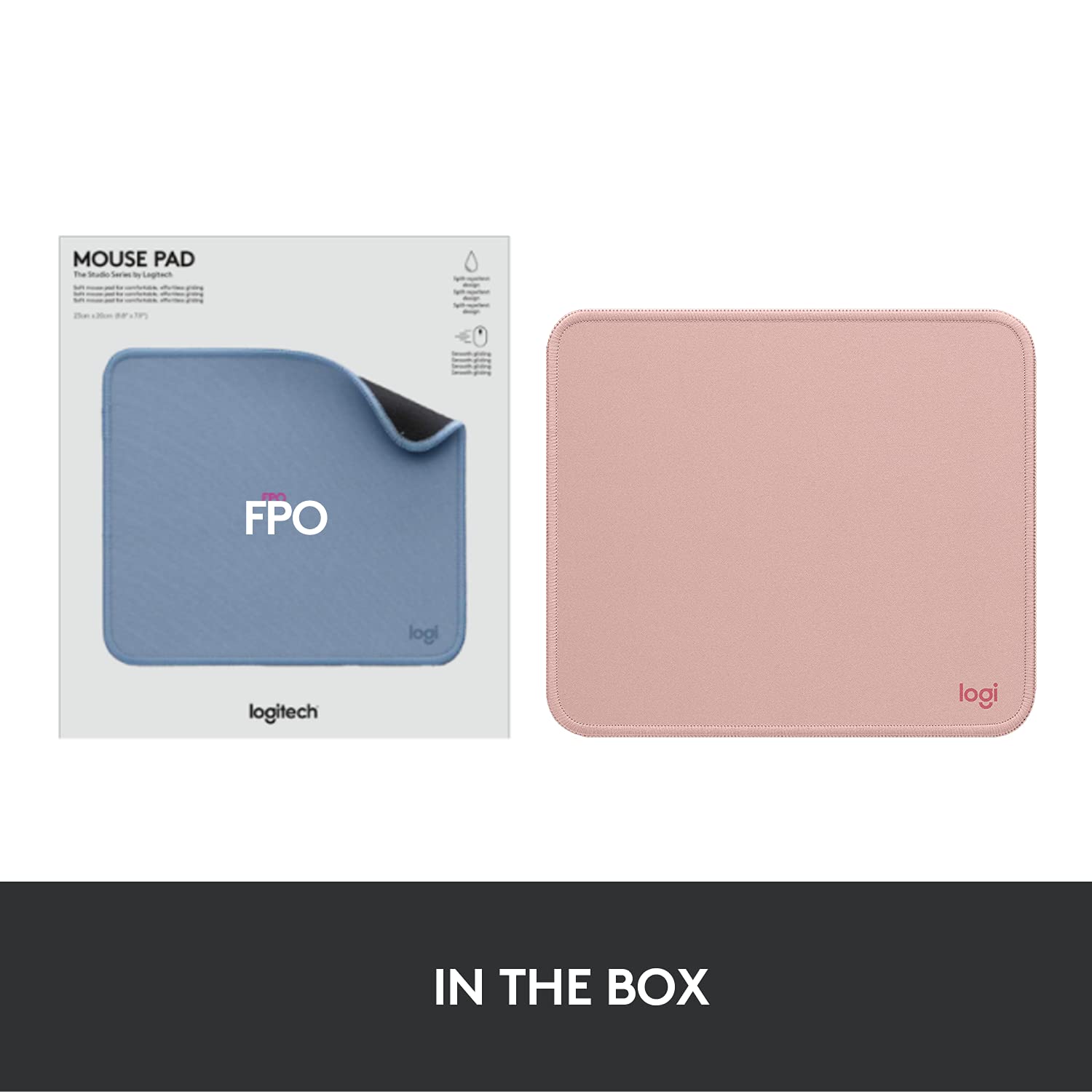Logitech Studio Series Mouse Pad with Anti-Slip Base