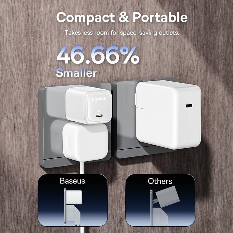 Baseus 45W USB C Fast Charger Block 2 Pack
