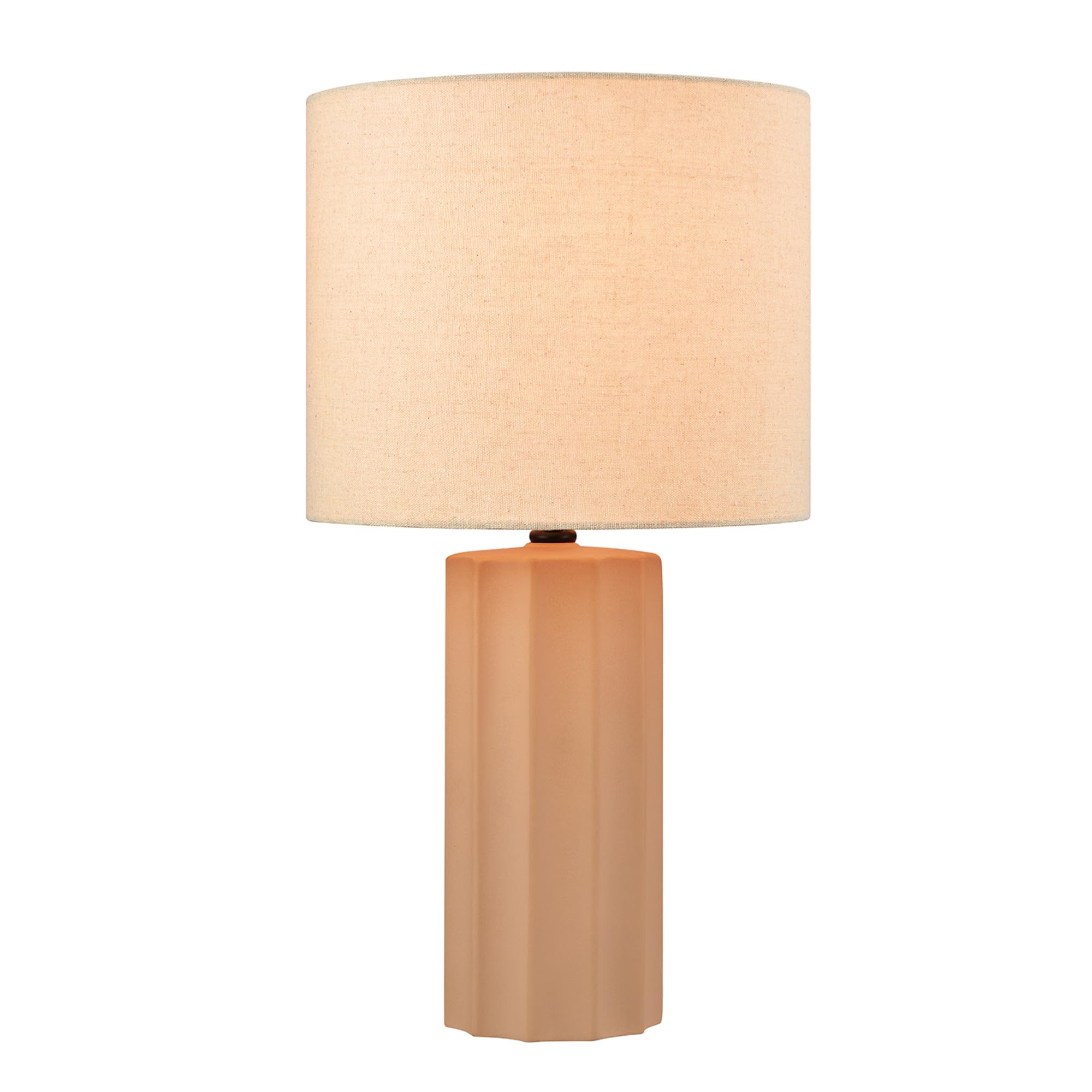 Maya 21 Inch Clear Glass Fillable Table Lamp