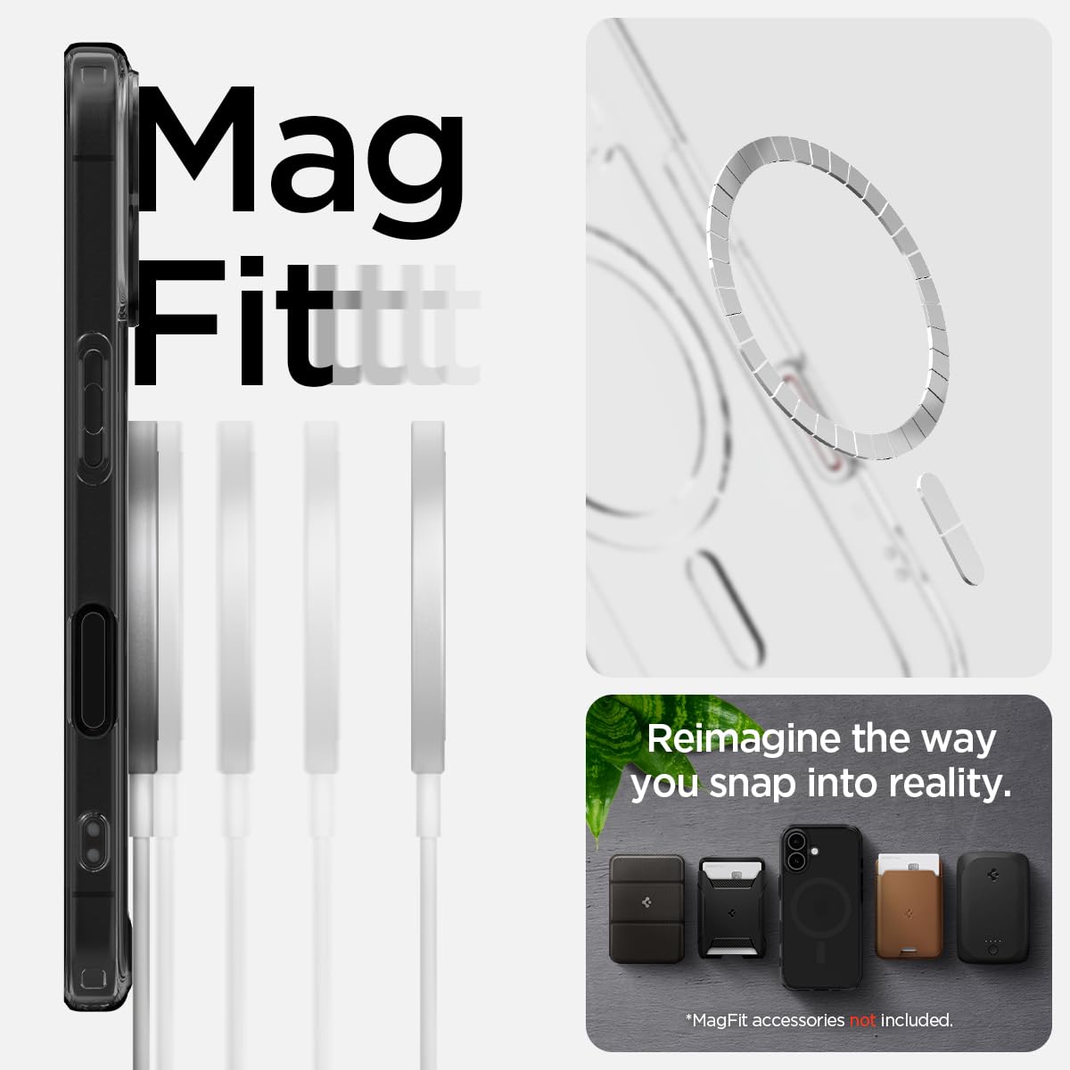Spigen Ultra Hybrid iPhone 16 Pro Max Case with MagSafe Compatibility