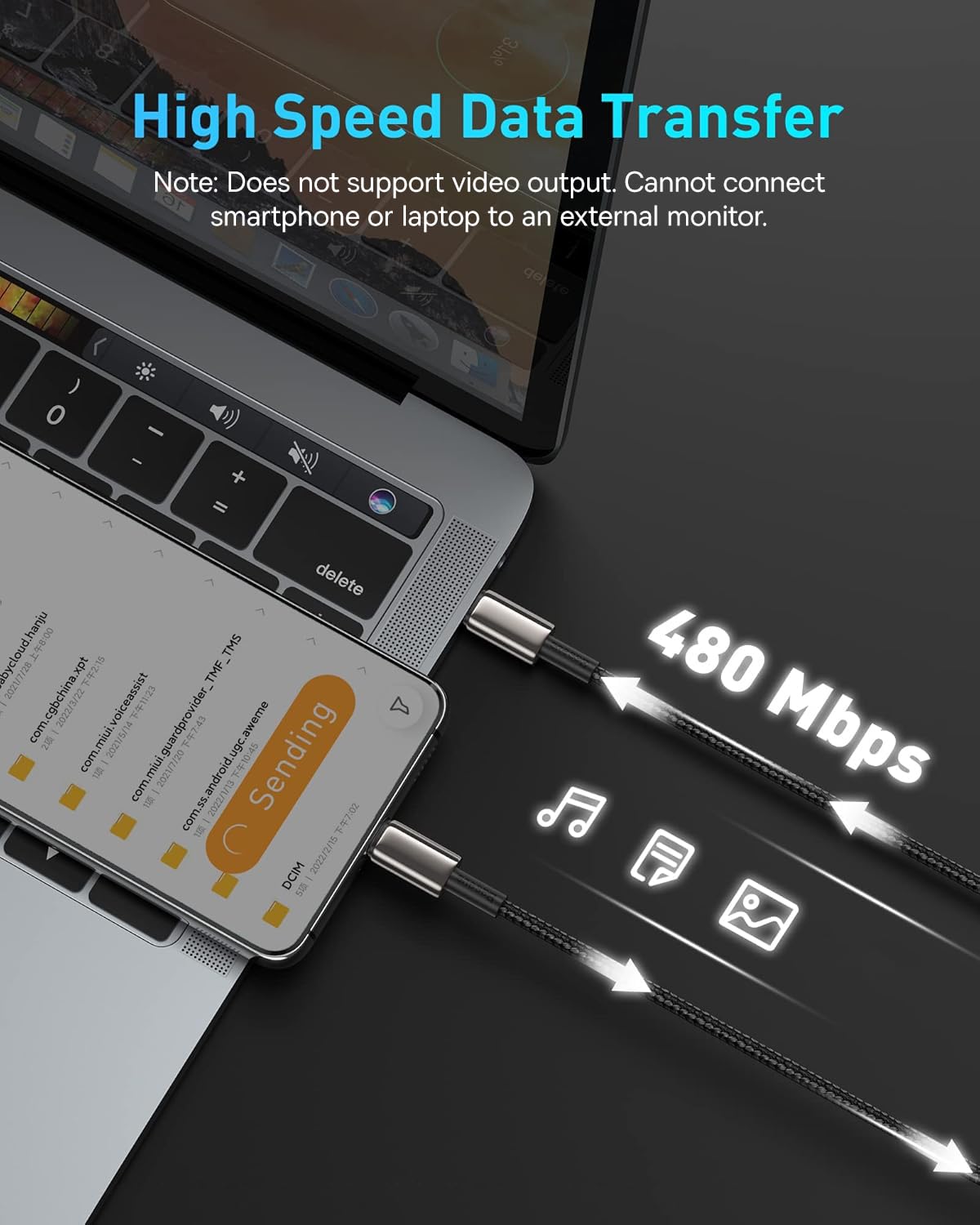 Baseus 100W Fast Charging USB C Cable for All Devices