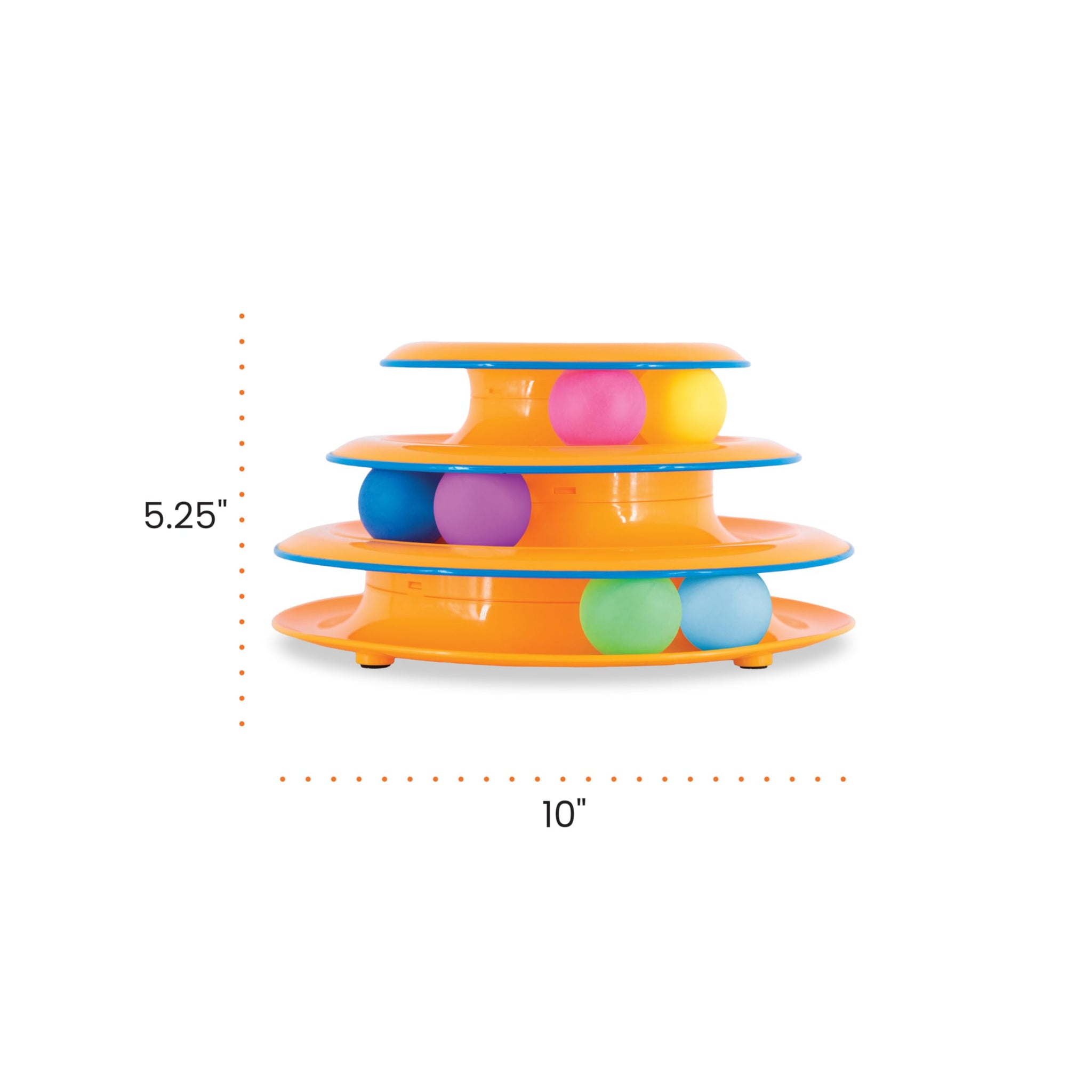 Interactive Three Level Cat Track Toy for Endless Fun