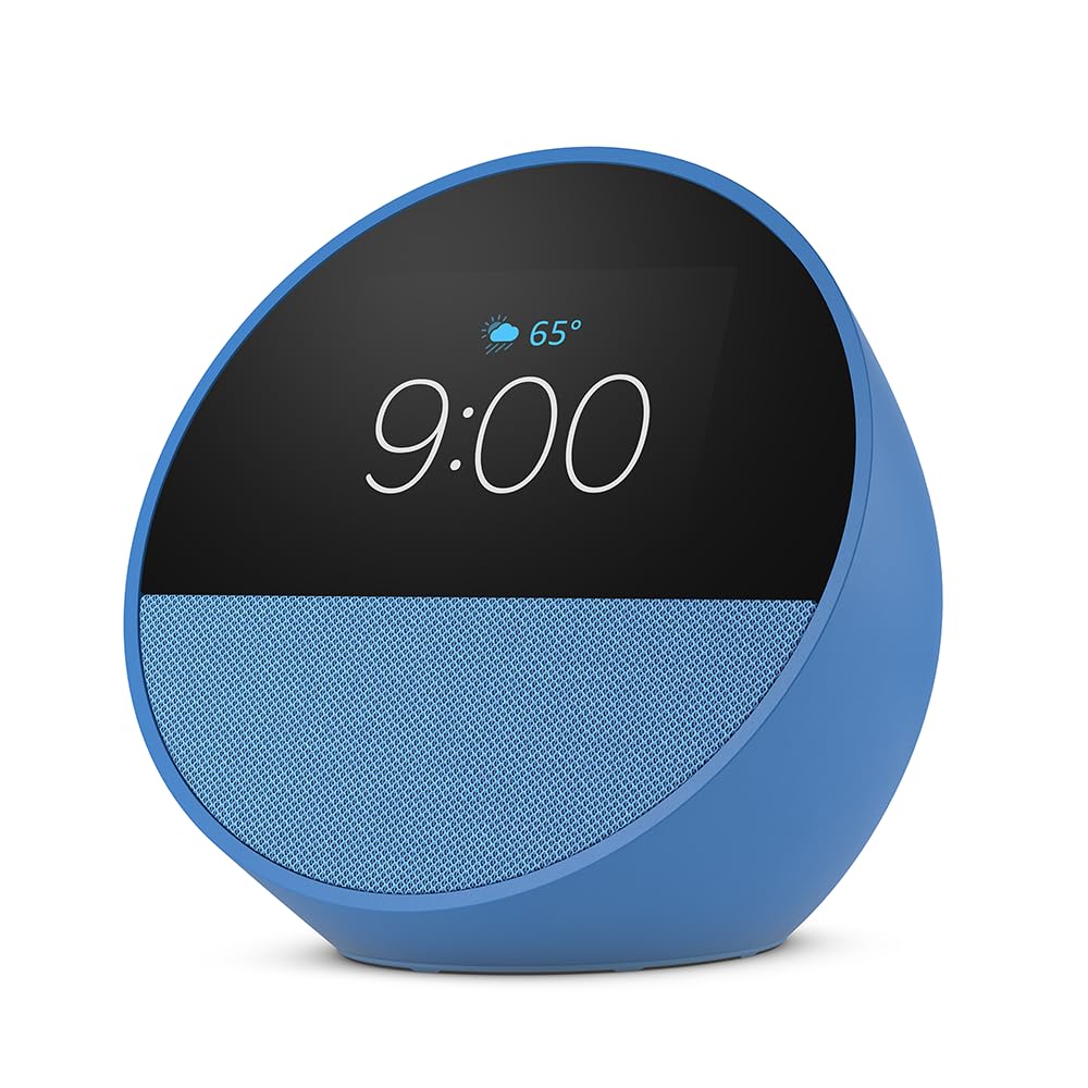 Amazon Echo Spot Smart Alarm Clock With Alexa Nightstand