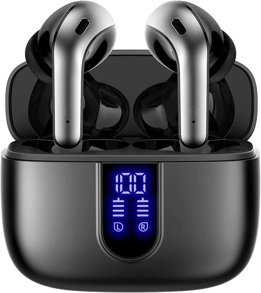 Tagry Bluetooth Earbuds True Wireless LED Power Display Case