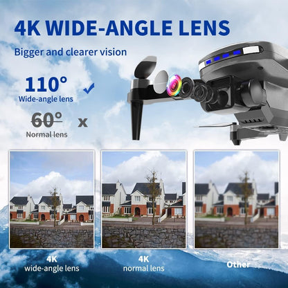 4K Foldable Drone with Camera and 40 Minutes Flight Time