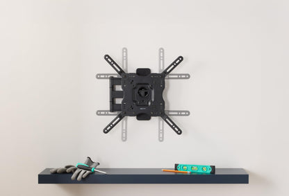 Amazon Basics Full Motion Wall Mount for 26 to 55 TVs Black