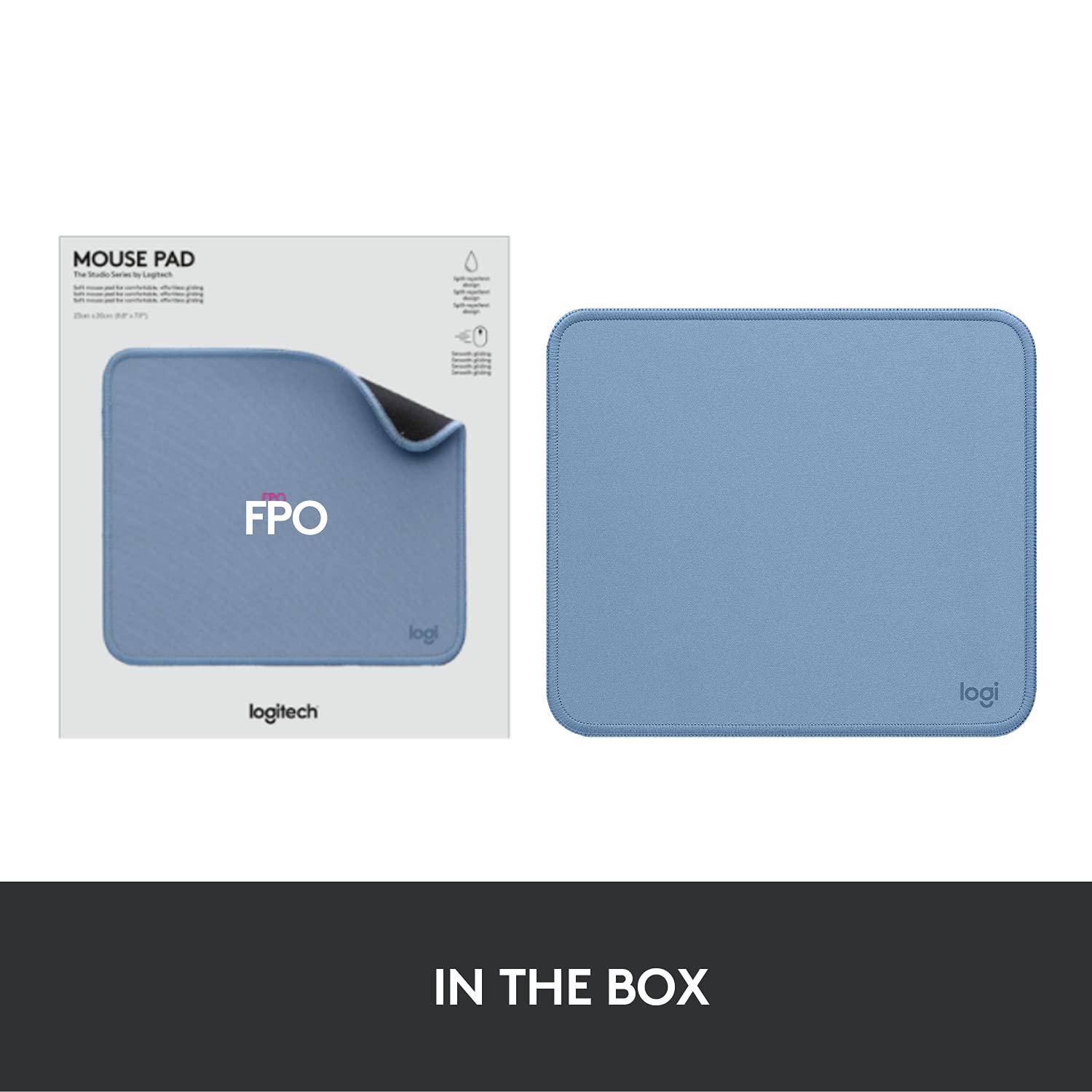 Logitech Studio Series Mouse Pad with Anti-Slip Base