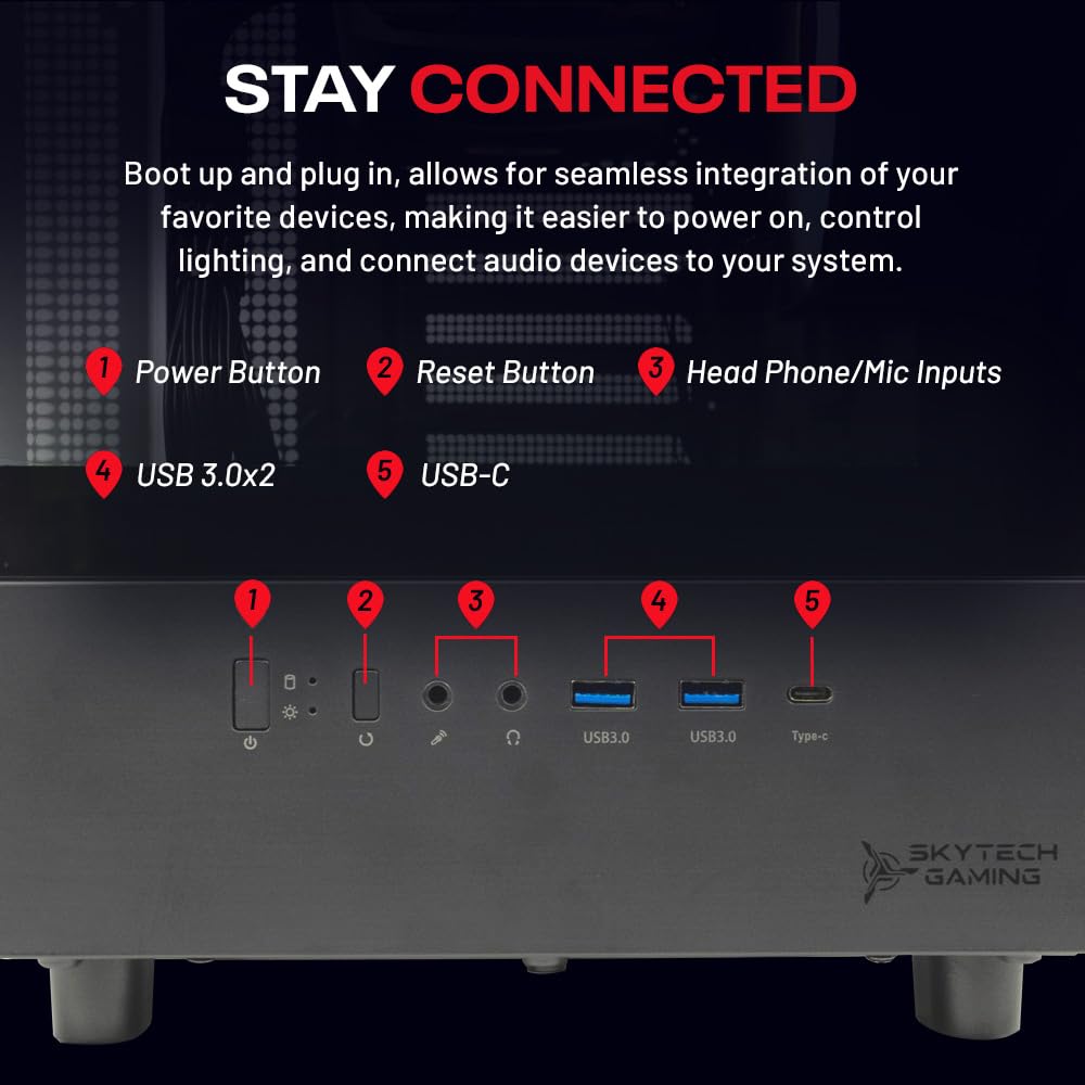 Skytech Nebula Gaming PC RTX 4060 Performance Boost