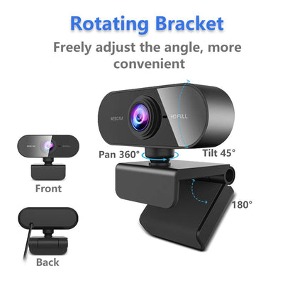 1080P HD Webcam with Microphone for PC Mac Laptops YouTube