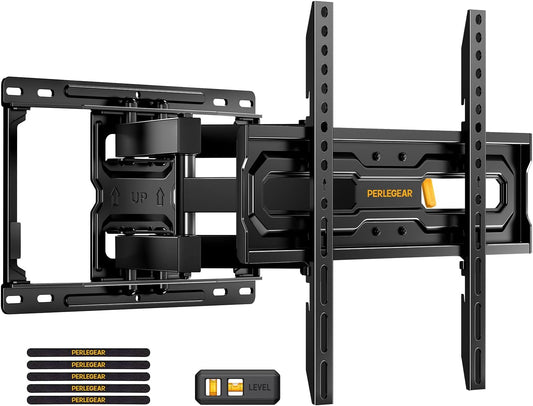 Perlegear Full Motion TV Mount For 32 To 65 Inch TVs 99 Lbs