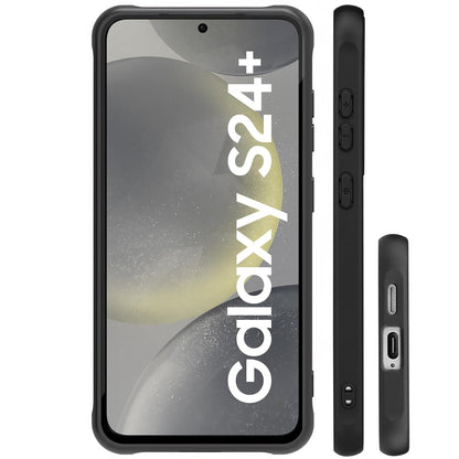 Samsung Galaxy A16 5G Case Black Line Art Floral Rose Pattern Heavy Duty PC