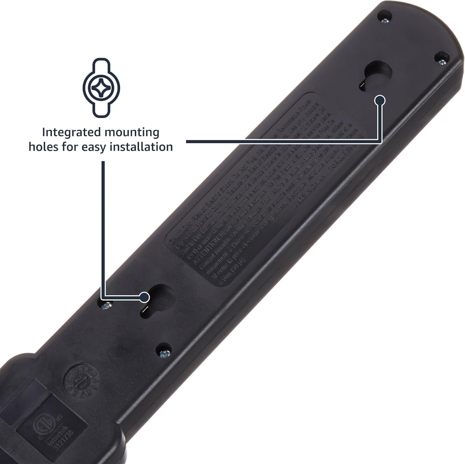 Amazon Basics Two Pack Surge Protector Power Strip 200J