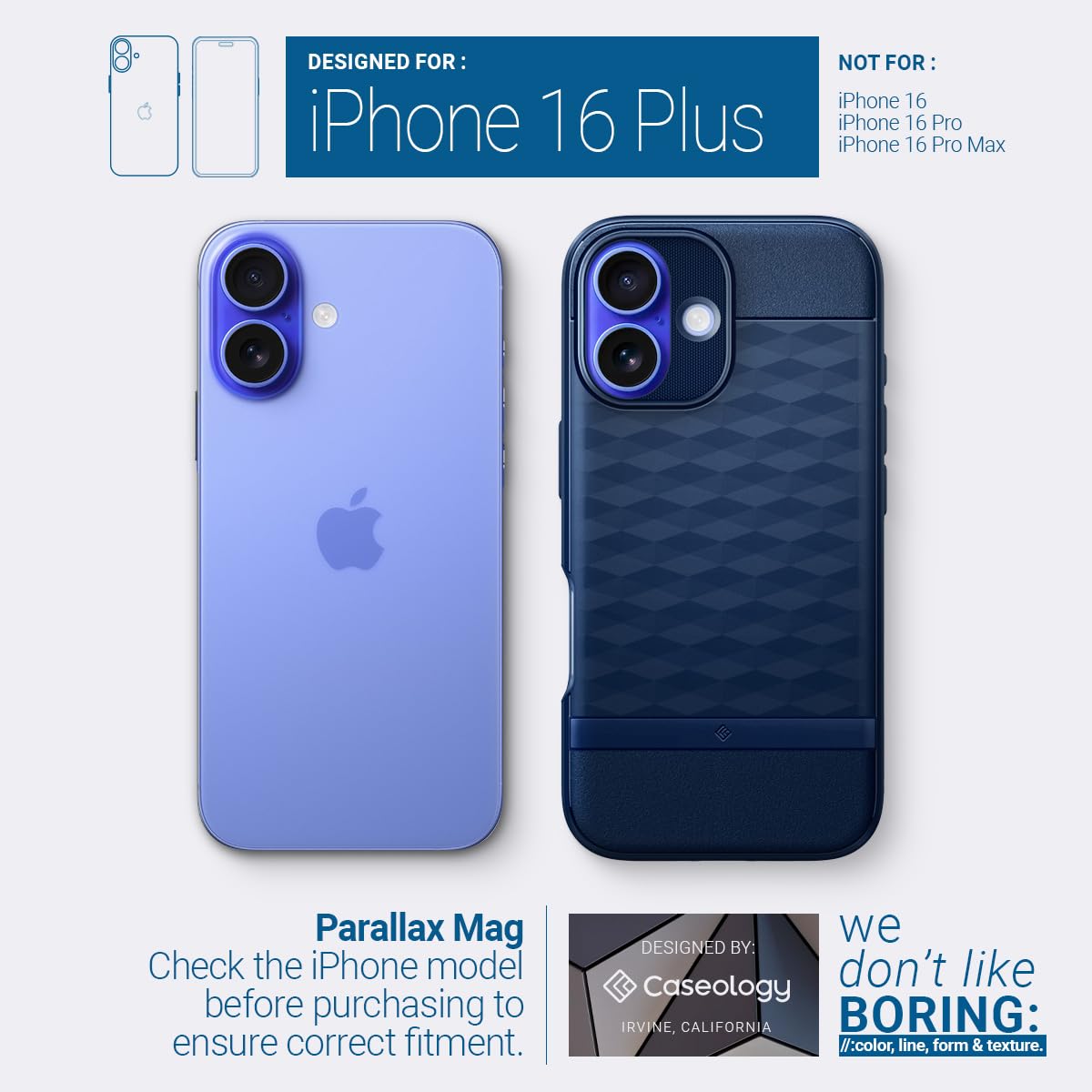 Caseology Parallax Mag iPhone 16 Pro Case with Ergonomic Design