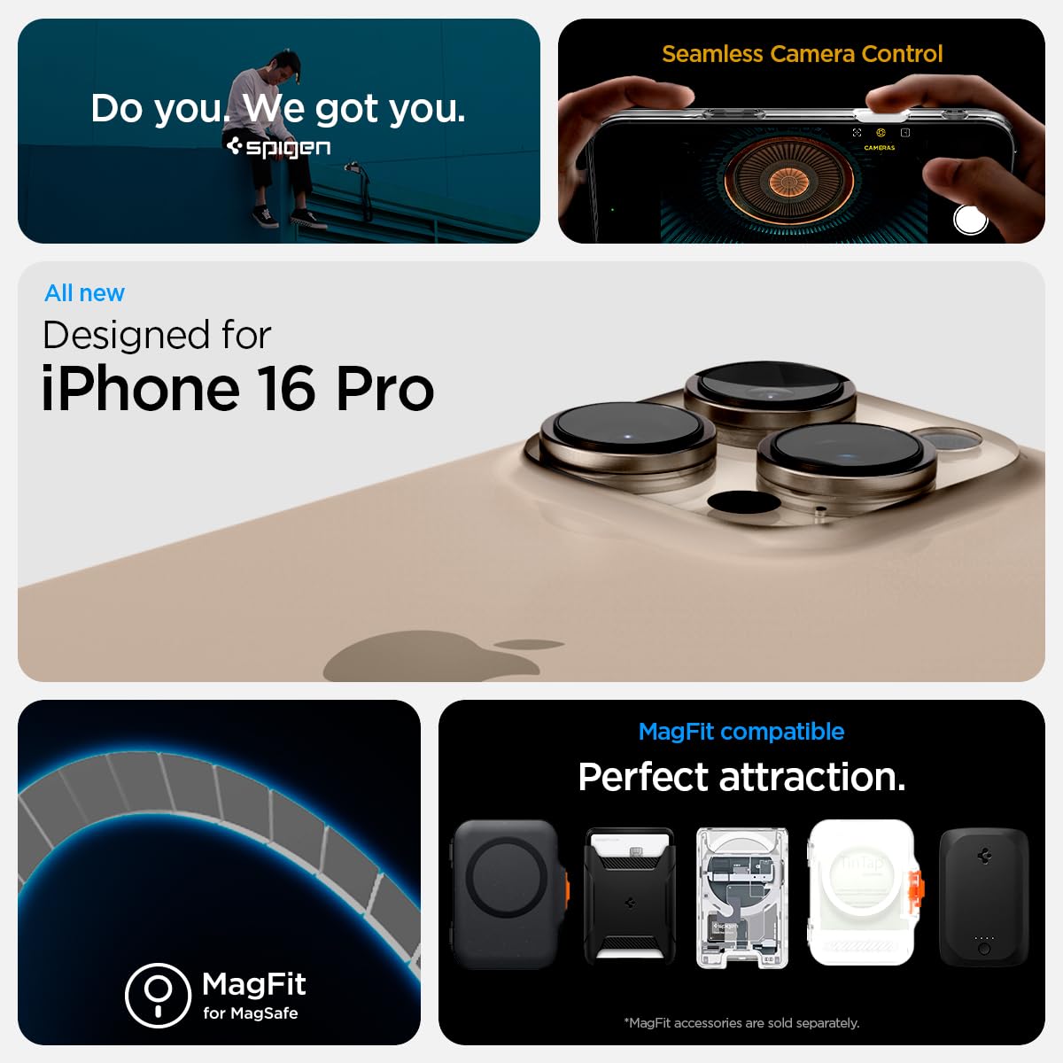 Spigen Ultra Hybrid iPhone 16 Pro Max Case with MagSafe Compatibility