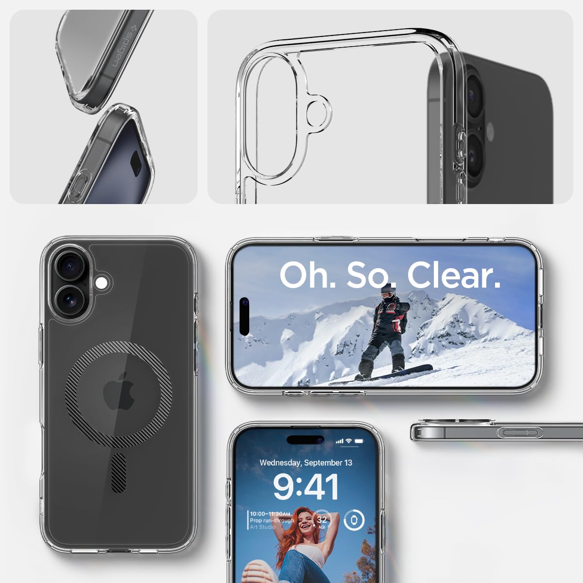 Spigen iPhone 16 Case with MagSafe Military-Grade Protection