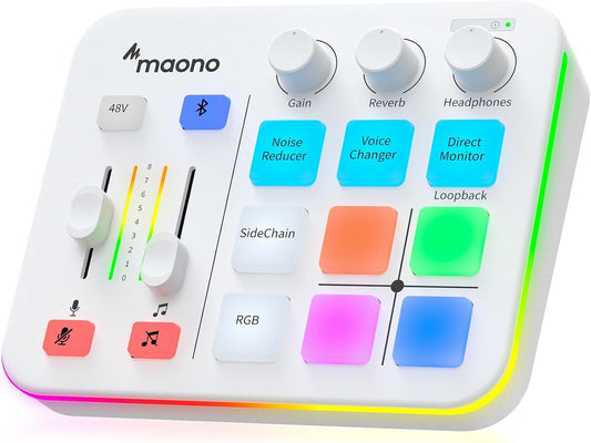 MaonoCaster G1 NEO Gaming Audio Mixer With Pro Preamp RGB