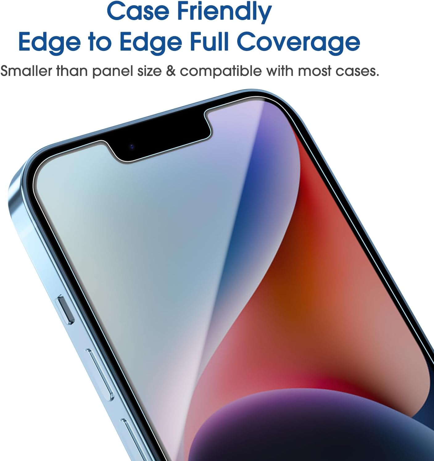 AmFilm Essential 9H Plus Tempered Glass Screen Protector For iPhone 14 13 Pro