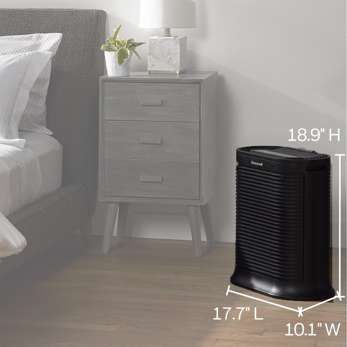 Honeywell HEPA Air Purifier for Large Rooms Reduces Allergens