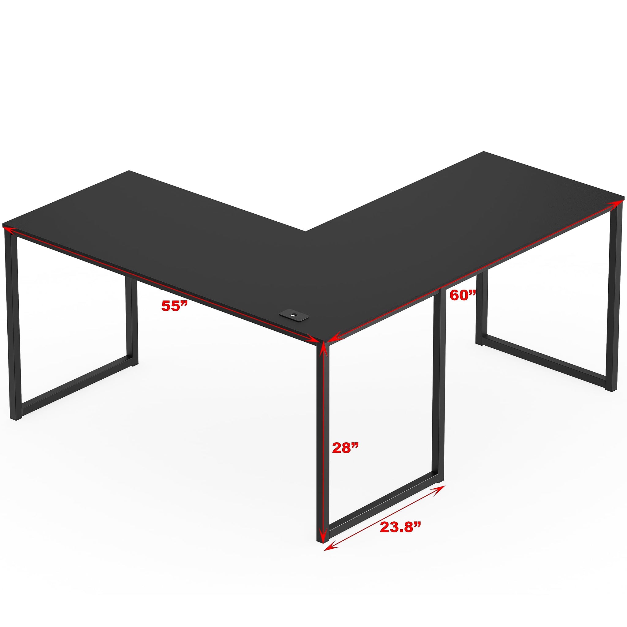 L Shape Home Office Desk for Maximal Workspace