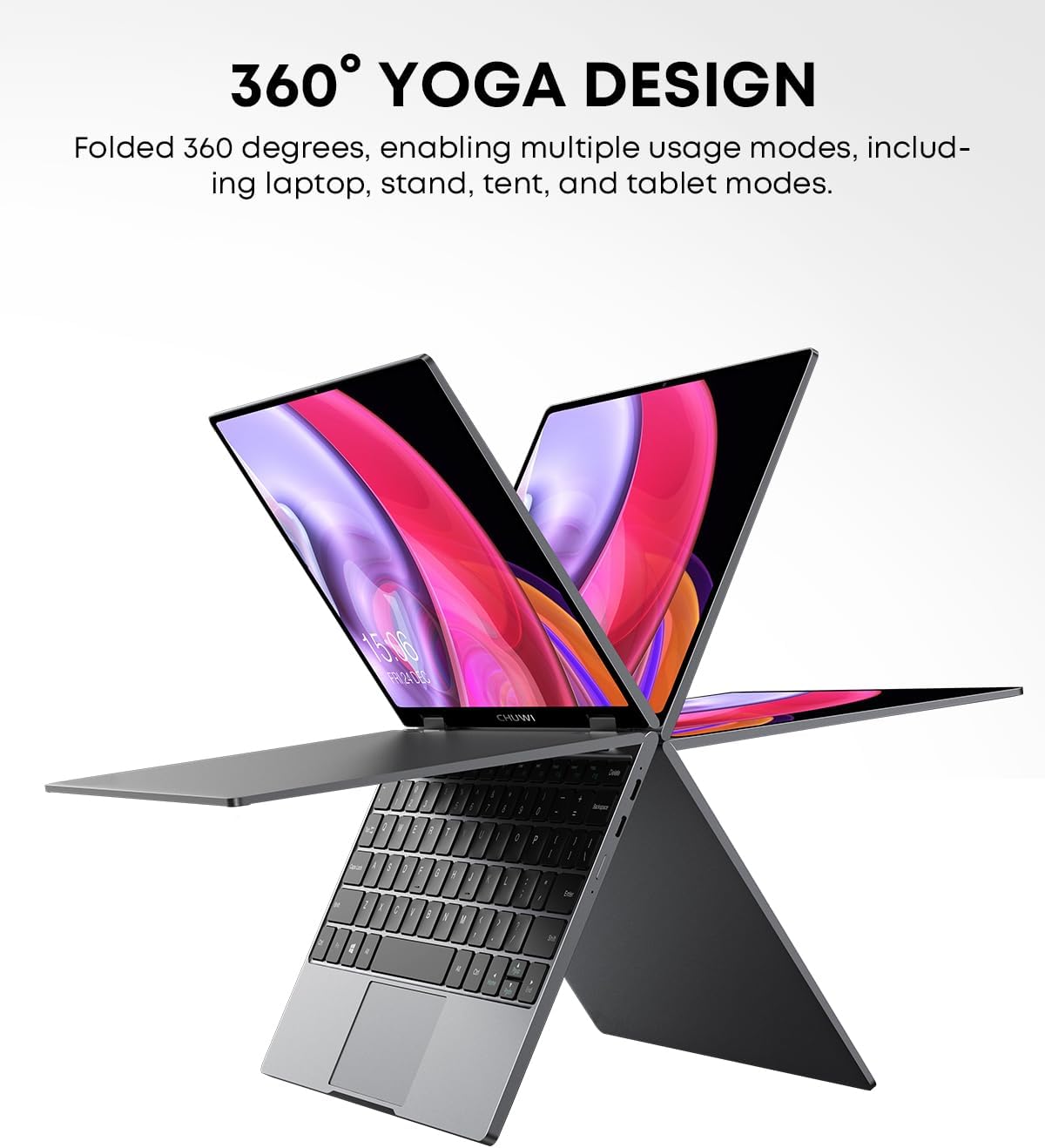 CHUWI Minibook X 2 in 1 Laptop with Touchscreen