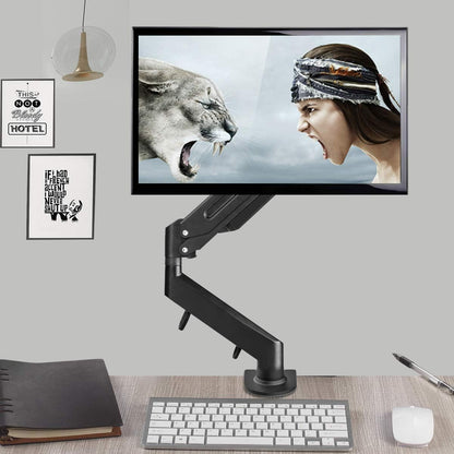 Suptek Gas Spring Monitor Arm Desk Mount Fits 17 to 32 Inch