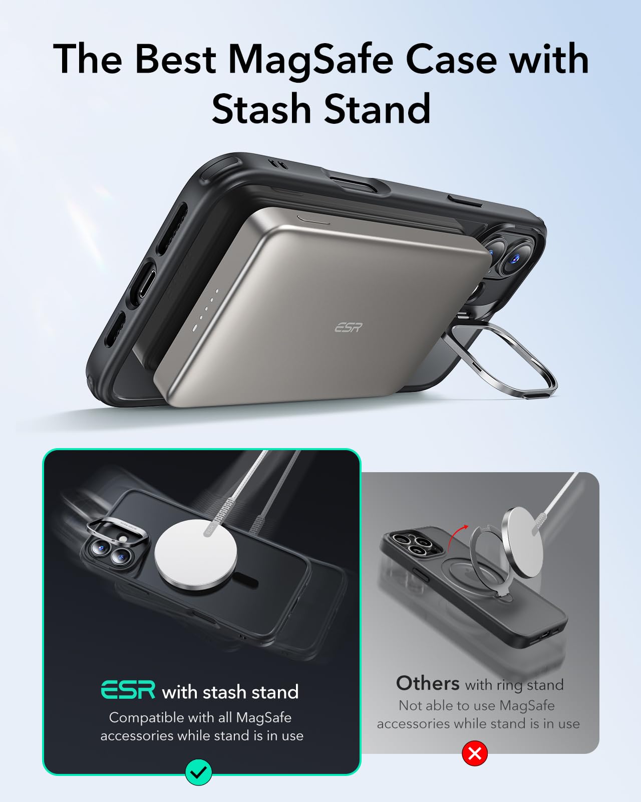Military-Grade Clear Case for iPhone 16 Pro Max