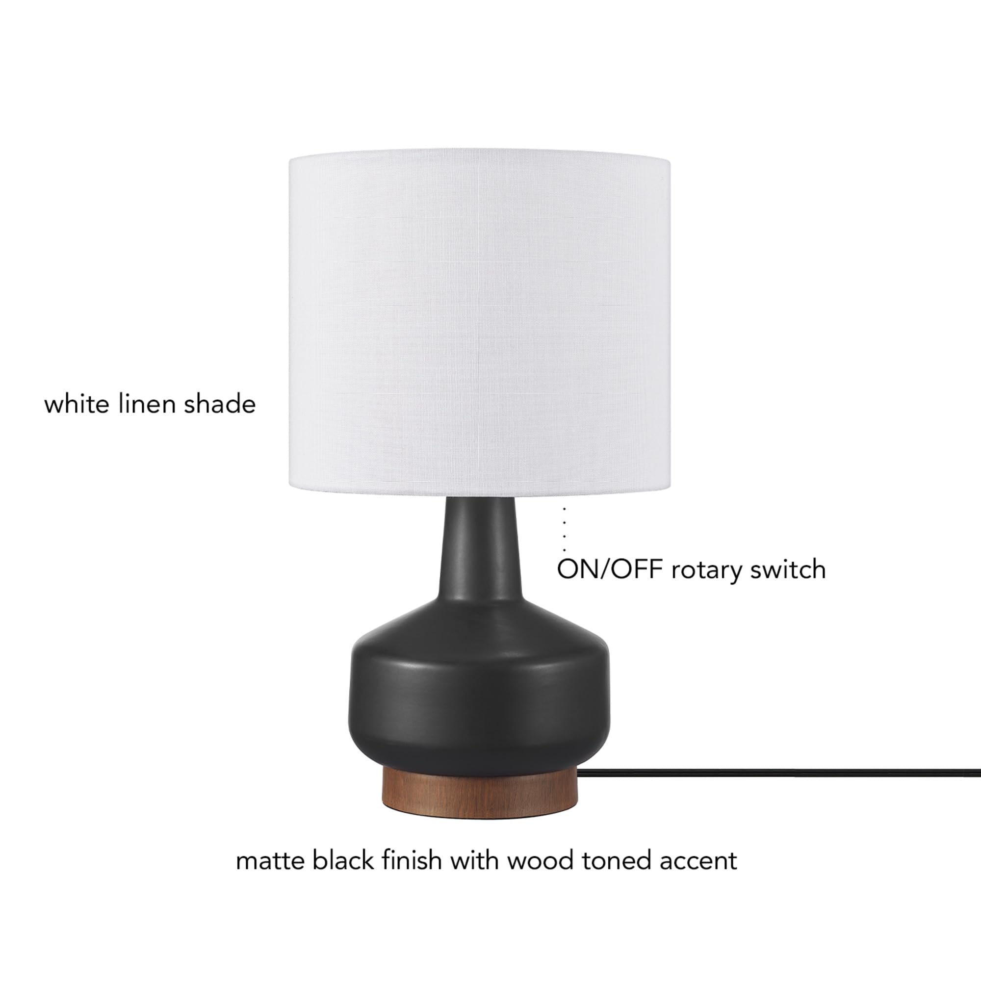 Maya 21 Inch Clear Glass Fillable Table Lamp