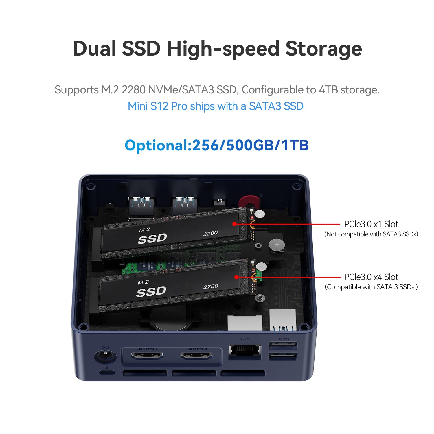 Beelink Mini S12 Pro Compact 12th Gen PC
