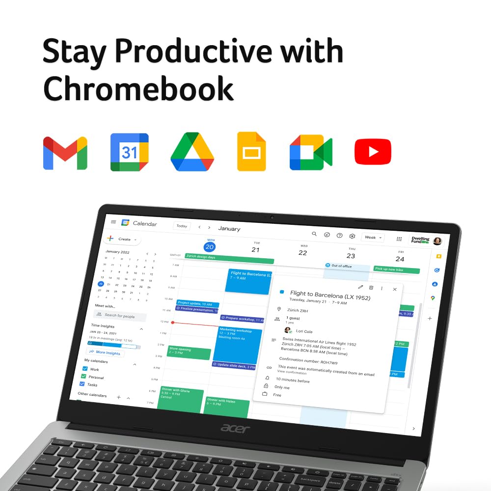 Acer Chromebook 315 Laptop With Full HD Display