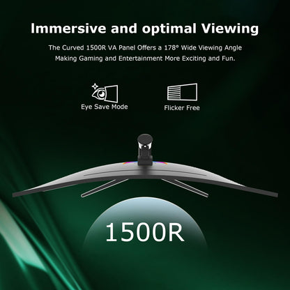 27 Inch IPS Gaming Monitor 100Hz Frameless 1080P HDMI